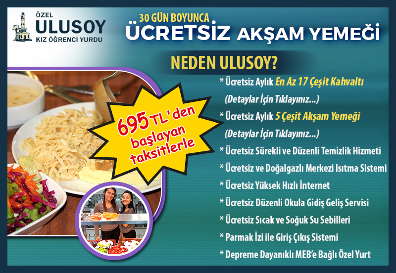 Ulusoy Ücretsiz Akşam Yemeği